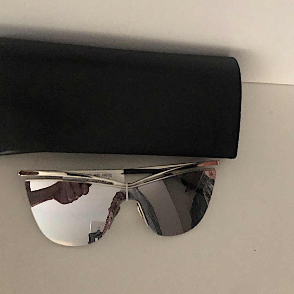 Saint Laurent Silver Mirror Lens Cat-Eye SL 249 Sunglasses - Picture 7 of 14